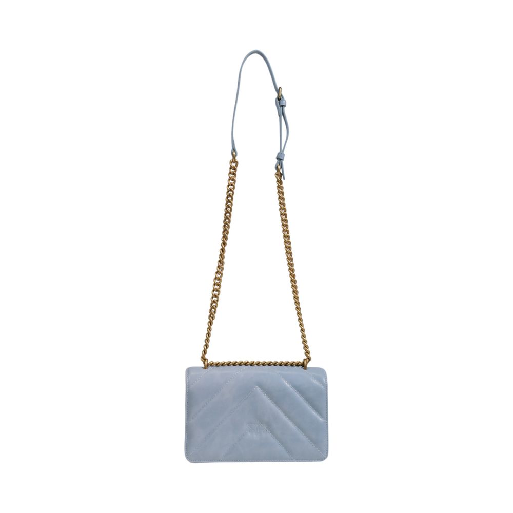 PINKO blue leather handbag